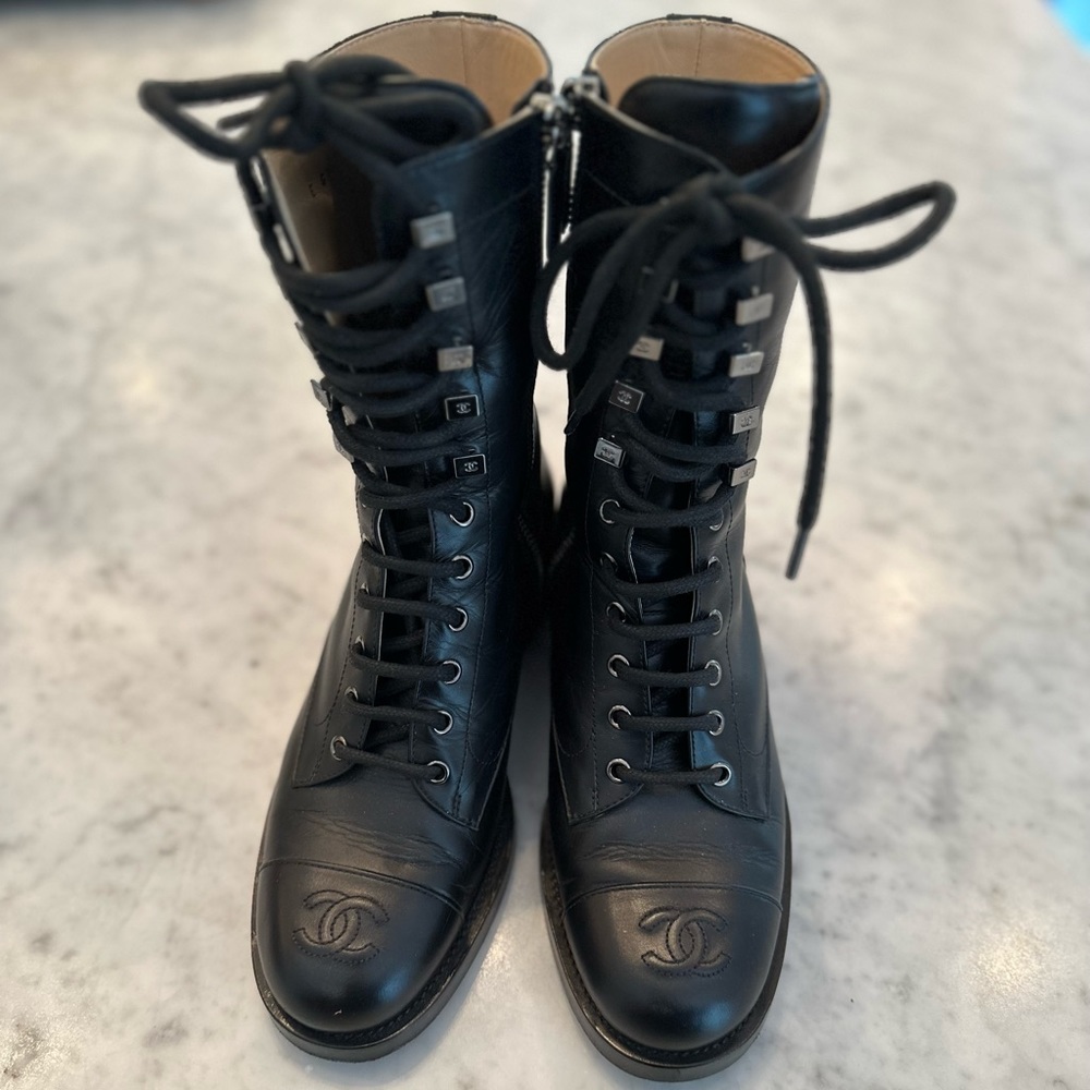 Chanel Combat Interlocking Boot 2019